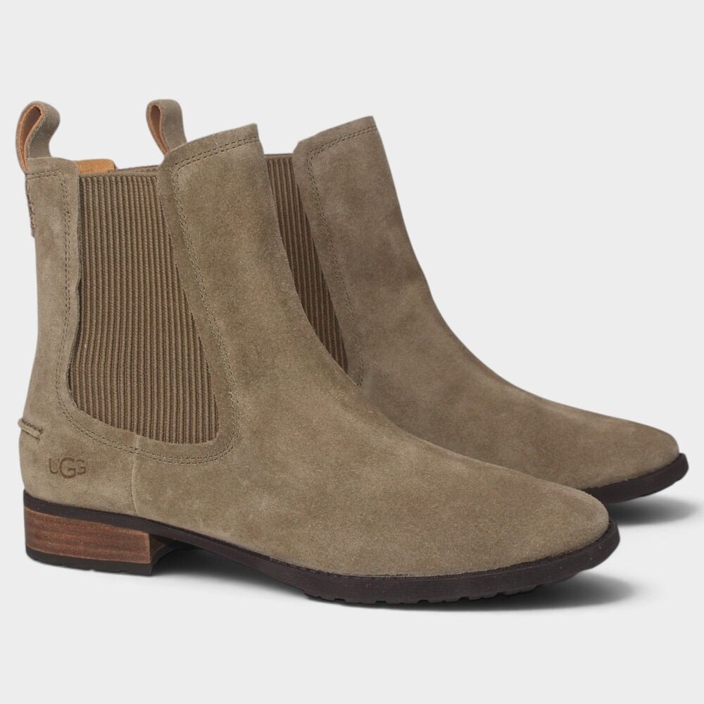 UGG Hillhurst Antilope Suede Chelsea Boots 7.5